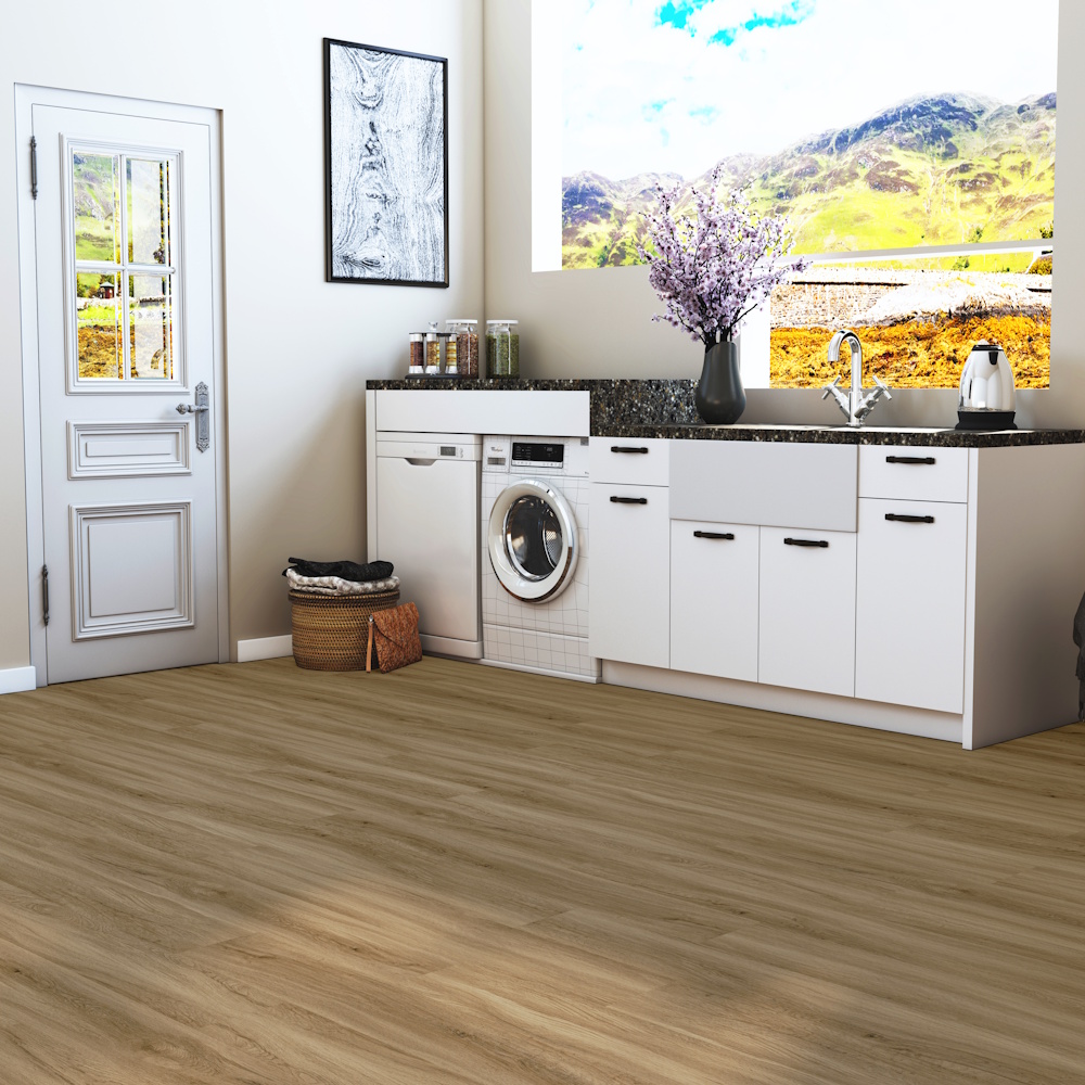 Outset Plus Safari Lodge Waterproof SPC Vinyl Plank w/Pad